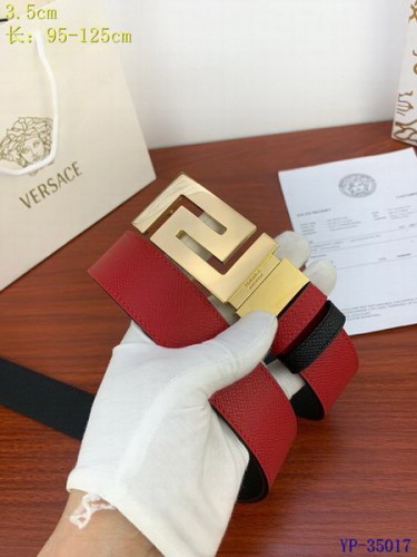 Super Perfect Quality Versace Belts(100% Genuine Leather,Steel Buckle)-583