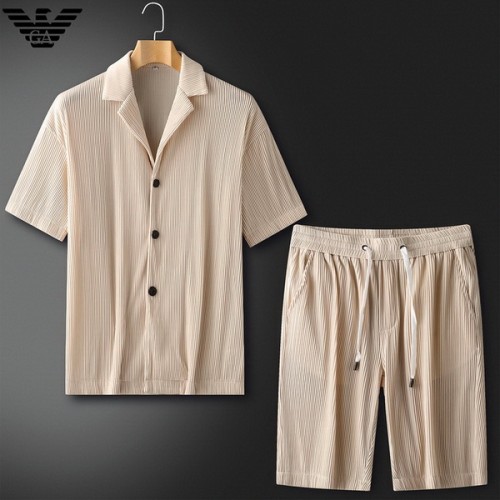 Armani short sleeve suit men-048(M-XXXL)