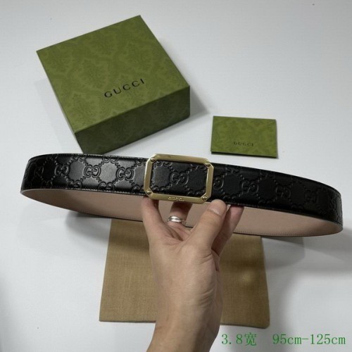 Super Perfect Quality G Belts(100% Genuine Leather,steel Buckle)-2796