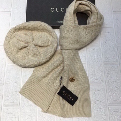 G Wool Cap Scarf AAA-274