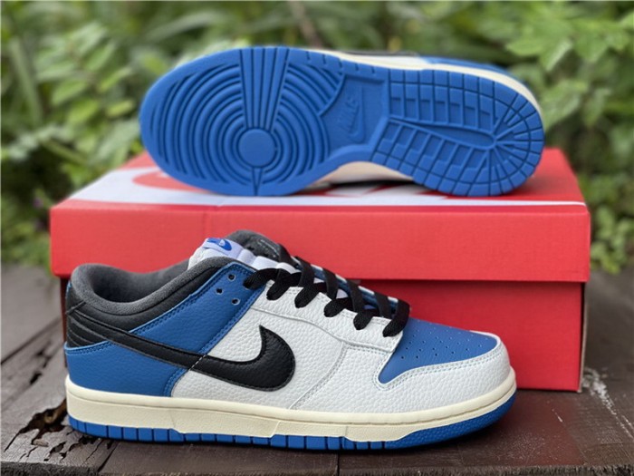 Authentic Nike Dunk Low White Blue