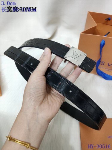 Super Perfect Quality LV Belts(100% Genuine Leather Steel Buckle)-4419
