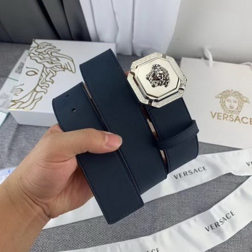 Super Perfect Quality Versace Belts(100% Genuine Leather,Steel Buckle)-1250