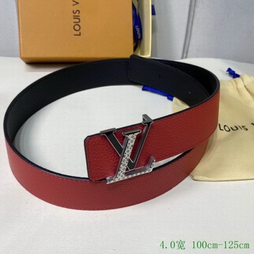 Super Perfect Quality LV Belts(100% Genuine Leather Steel Buckle)-4036