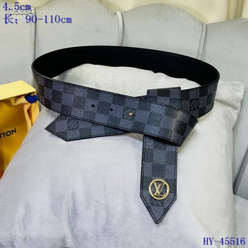 Super Perfect Quality LV Belts(100% Genuine Leather Steel Buckle)-4136