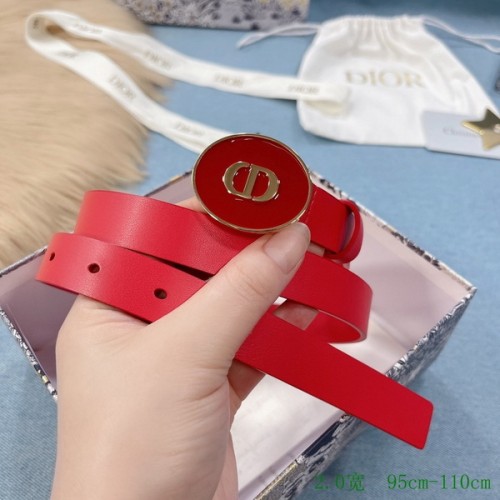 Super Perfect Quality Dior Belts(100% Genuine Leather,steel Buckle)-899