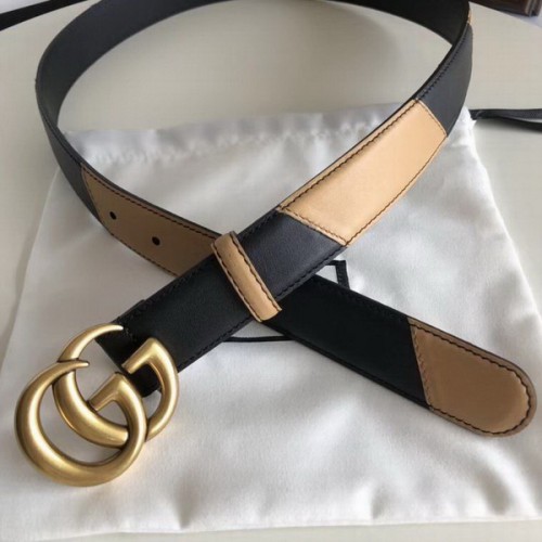 Super Perfect Quality G Belts(100% Genuine Leather,steel Buckle)-3530