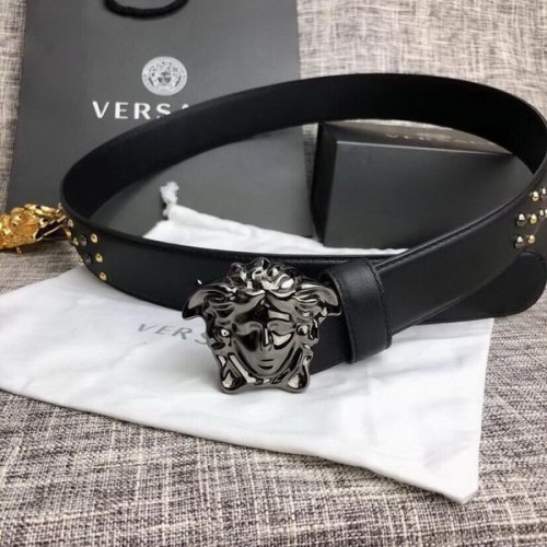 Super Perfect Quality Versace Belts(100% Genuine Leather,Steel Buckle)-757