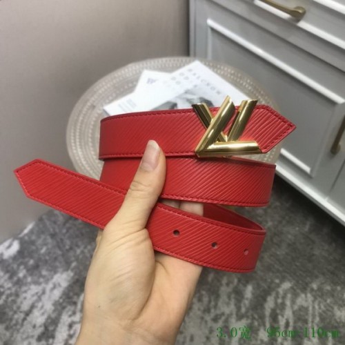 Super Perfect Quality LV Belts(100% Genuine Leather Steel Buckle)-3422