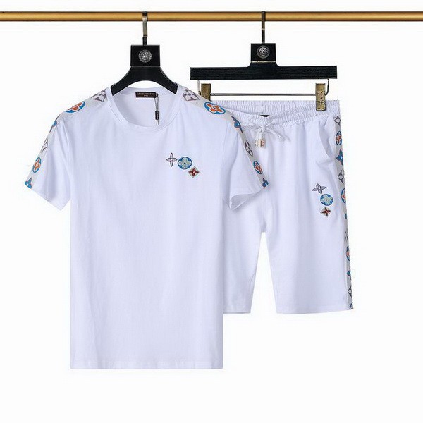 LV short sleeve men suit-124(M-XXXL)