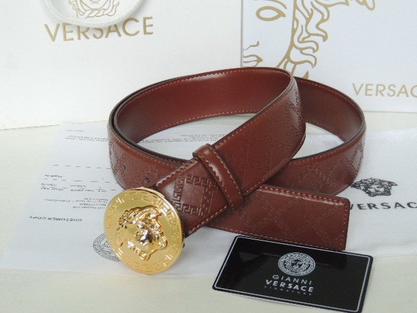 Super Perfect Quality Versace Belts(100% Genuine Leather,Steel Buckle)-826