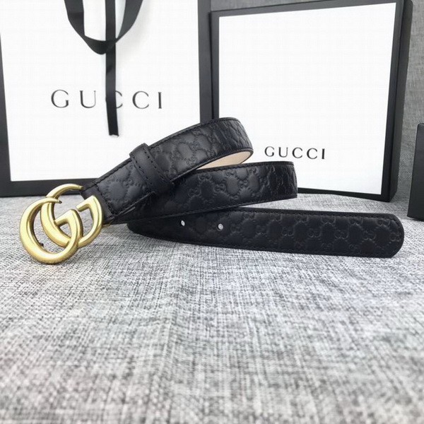Super Perfect Quality G Belts(100% Genuine Leather,steel Buckle)-4172
