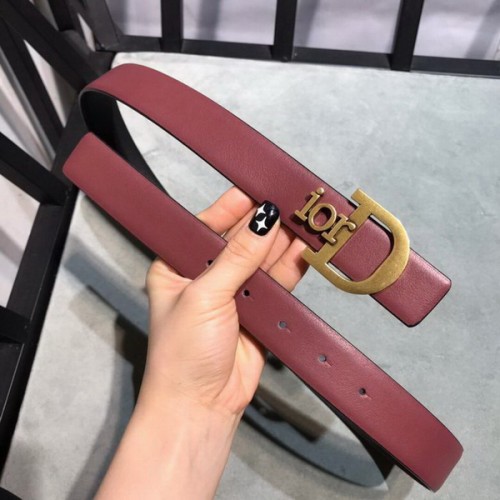Super Perfect Quality Dior Belts(100% Genuine Leather,steel Buckle)-575