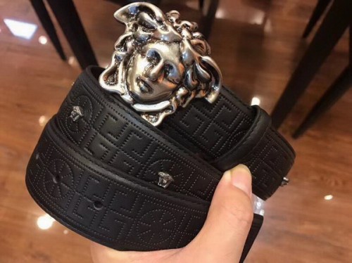 Super Perfect Quality Versace Belts(100% Genuine Leather,Steel Buckle)-763