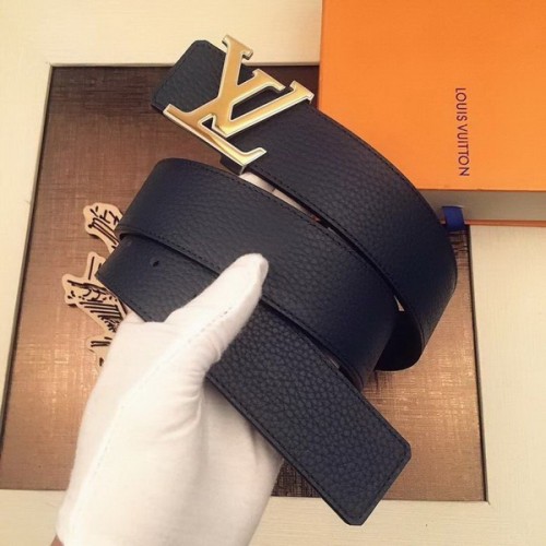 Super Perfect Quality LV Belts(100% Genuine Leather Steel Buckle)-3921