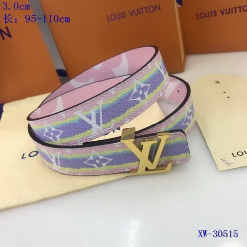 Super Perfect Quality LV Belts(100% Genuine Leather Steel Buckle)-4401