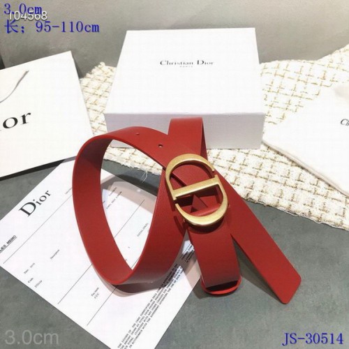 Super Perfect Quality Dior Belts(100% Genuine Leather,steel Buckle)-730
