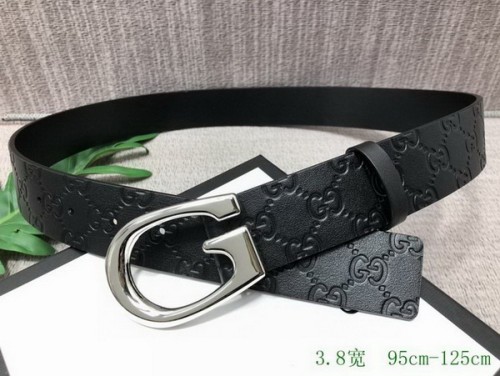 Super Perfect Quality G Belts(100% Genuine Leather,steel Buckle)-2892