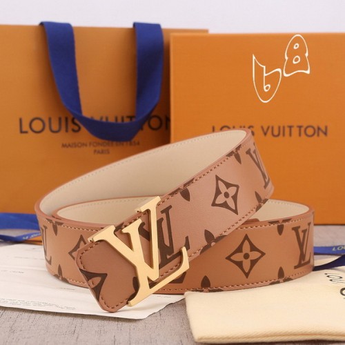 Super Perfect Quality LV Belts(100% Genuine Leather Steel Buckle)-4250