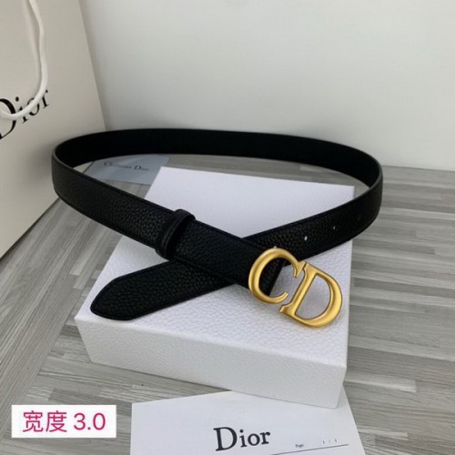 Super Perfect Quality Dior Belts(100% Genuine Leather,steel Buckle)-590