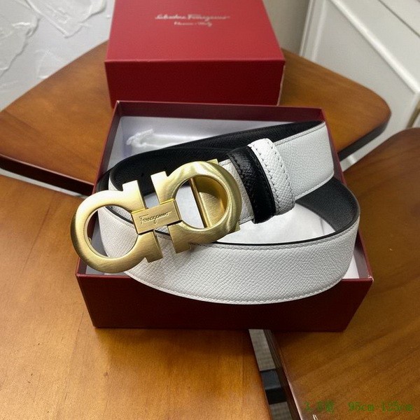 Super Perfect Quality Ferragamo Belts(100% Genuine Leather,steel Buckle)-1633