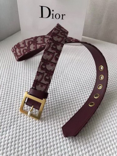 Super Perfect Quality Dior Belts(100% Genuine Leather,steel Buckle)-990