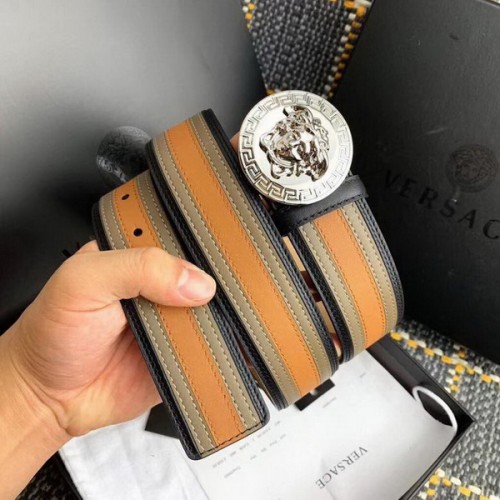 Super Perfect Quality Versace Belts(100% Genuine Leather,Steel Buckle)-707