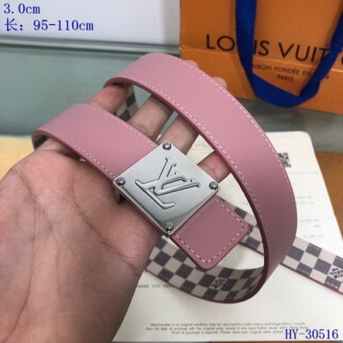 Super Perfect Quality LV Belts(100% Genuine Leather Steel Buckle)-4417