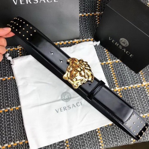 Super Perfect Quality Versace Belts(100% Genuine Leather,Steel Buckle)-751
