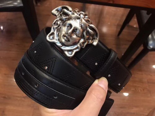 Super Perfect Quality Versace Belts(100% Genuine Leather,Steel Buckle)-769