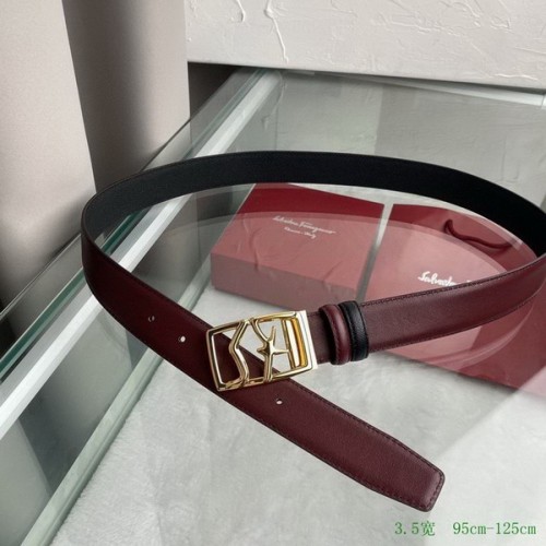 Super Perfect Quality Ferragamo Belts(100% Genuine Leather,steel Buckle)-1540
