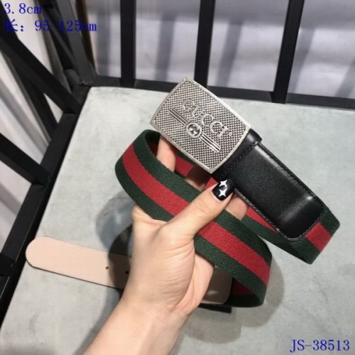 Super Perfect Quality G Belts(100% Genuine Leather,steel Buckle)-3852