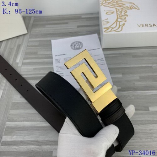 Super Perfect Quality Versace Belts(100% Genuine Leather,Steel Buckle)-581