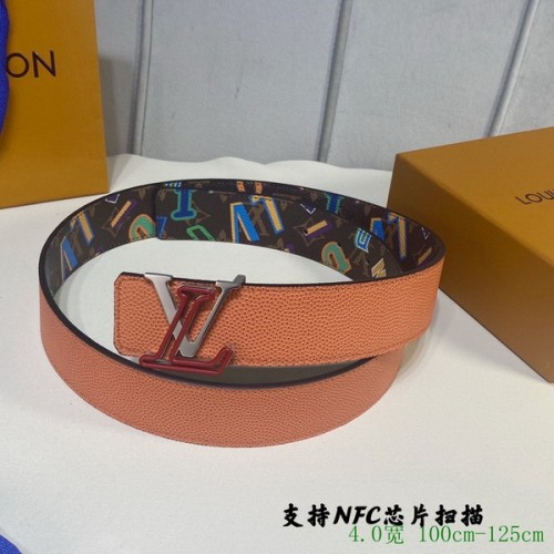 Super Perfect Quality LV Belts(100% Genuine Leather Steel Buckle)-3978