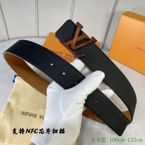Super Perfect Quality LV Belts(100% Genuine Leather Steel Buckle)-2814