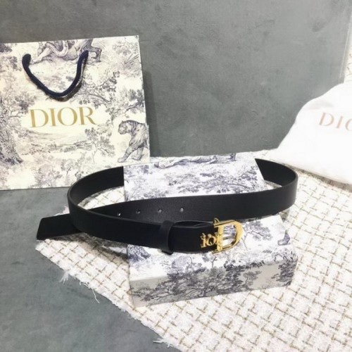 Super Perfect Quality Dior Belts(100% Genuine Leather,steel Buckle)-557