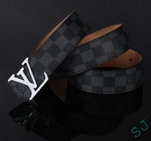 Super Perfect Quality LV Belts(100% Genuine Leather Steel Buckle)-3700