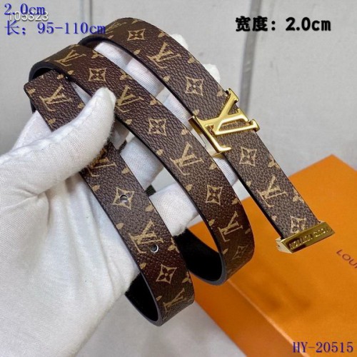 Super Perfect Quality LV Belts(100% Genuine Leather Steel Buckle)-4260