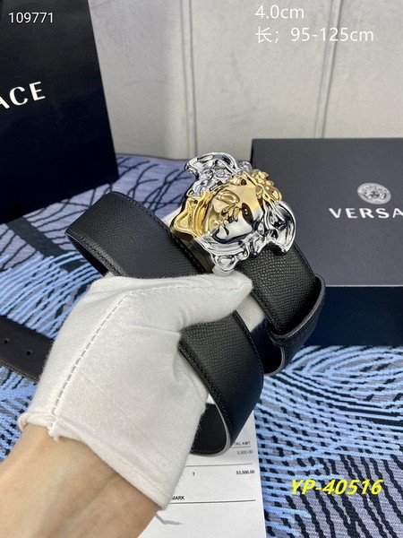 Super Perfect Quality Versace Belts(100% Genuine Leather,Steel Buckle)-976