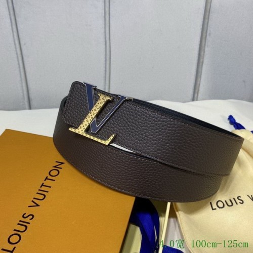 Super Perfect Quality LV Belts(100% Genuine Leather Steel Buckle)-2955