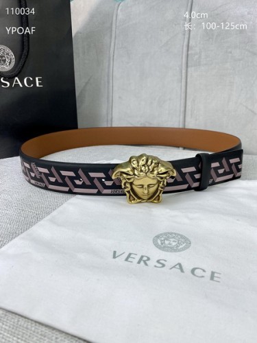 Super Perfect Quality Versace Belts(100% Genuine Leather,Steel Buckle)-951