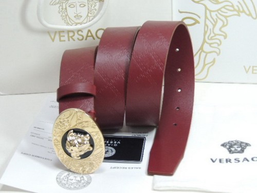 Super Perfect Quality Versace Belts(100% Genuine Leather,Steel Buckle)-878