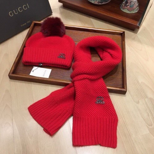 G Wool Cap Scarf AAA-294