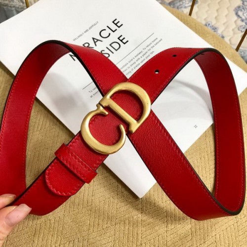 Super Perfect Quality Dior Belts(100% Genuine Leather,steel Buckle)-601