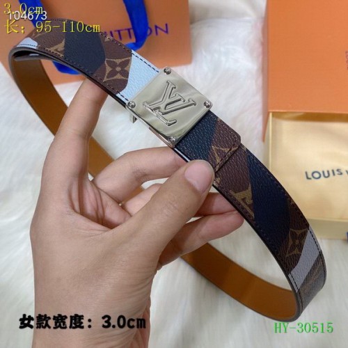 Super Perfect Quality LV Belts(100% Genuine Leather Steel Buckle)-4378