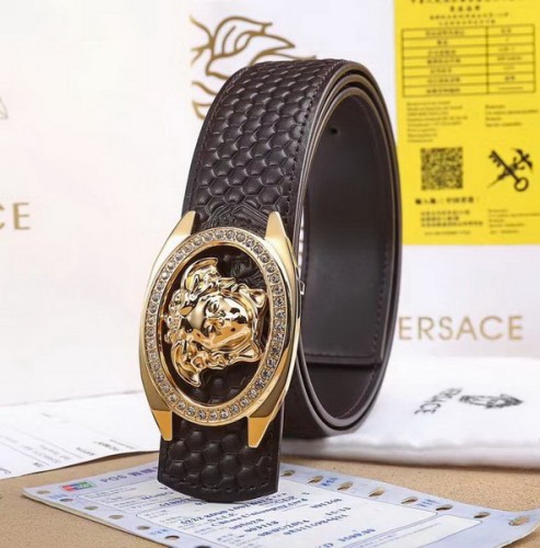 Super Perfect Quality Versace Belts(100% Genuine Leather,Steel Buckle)-1191
