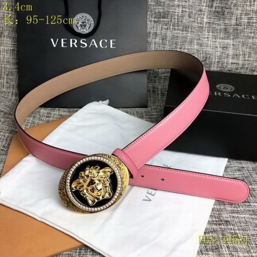 Super Perfect Quality Versace Belts(100% Genuine Leather,Steel Buckle)-561