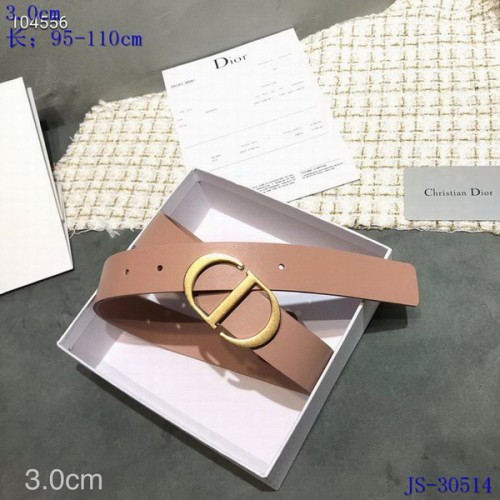 Super Perfect Quality Dior Belts(100% Genuine Leather,steel Buckle)-731