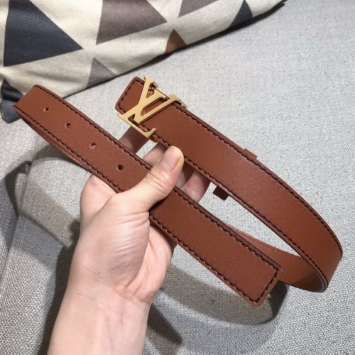 Super Perfect Quality LV Belts(100% Genuine Leather Steel Buckle)-3272
