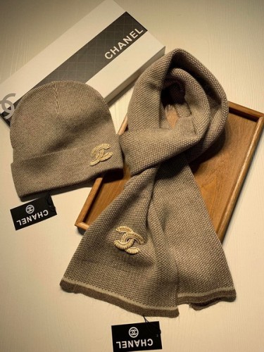 CHAL Wool Cap Scarf AAA-169